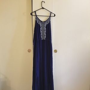 Gauze Embroidered Maxi Dress xxl